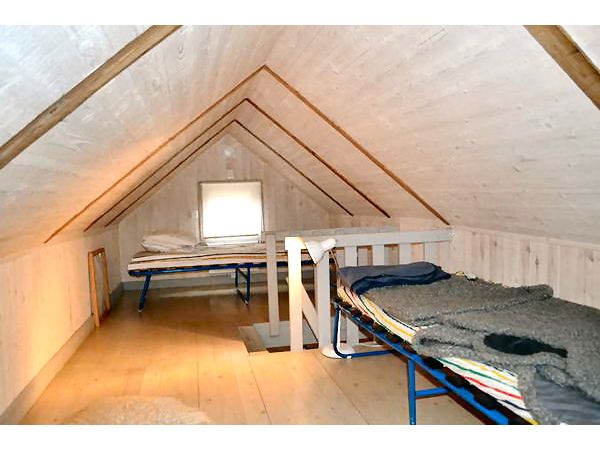 Schlafboden mit Aufgang vom unteren Schlafzimmer