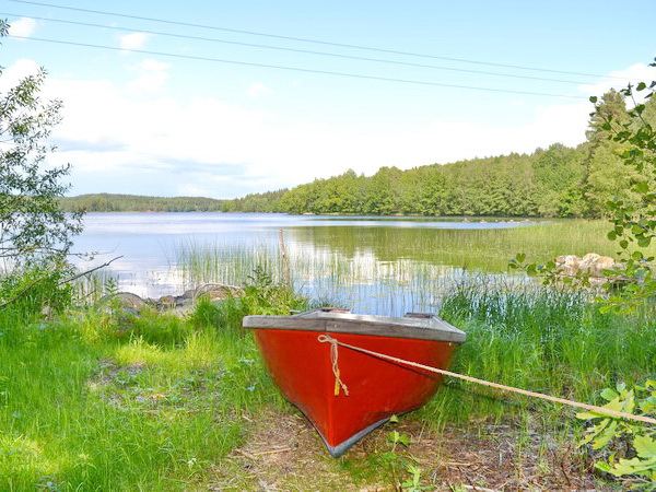 Ruderboot am See