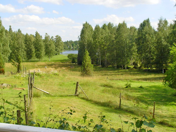 Blick von der Terrasse zum See 