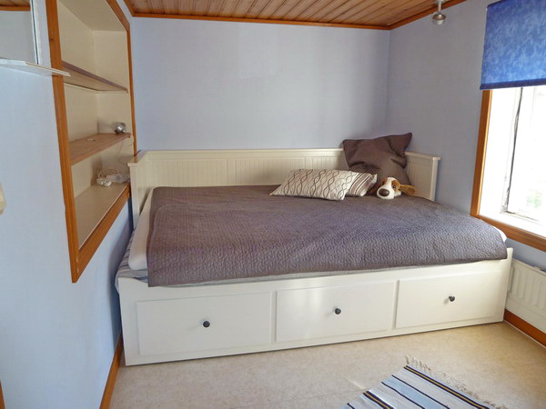 zweites Schlafzimmer mit Doppelbett 