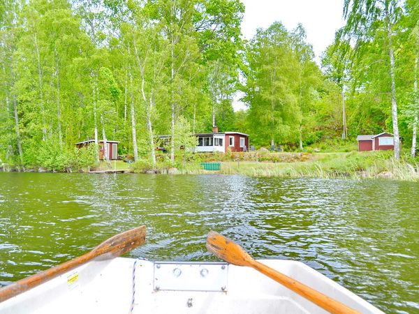 Blick vom Boot aus auf "Solnebo"