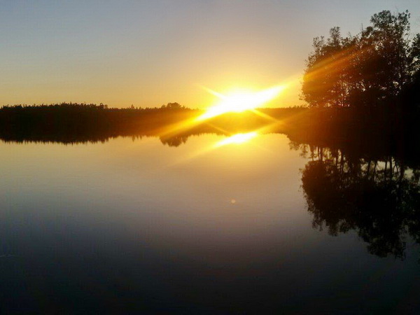 Abendstimmung am See