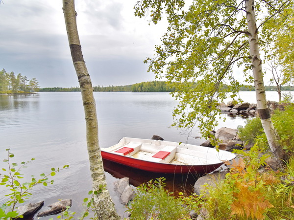 das hauseigene Ruderboot