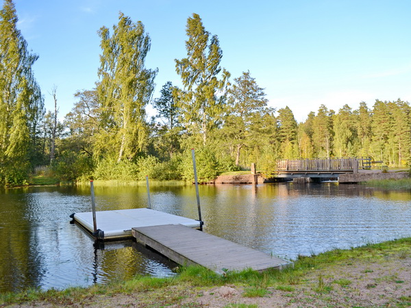 Badestelle am See (900m vom Haus)