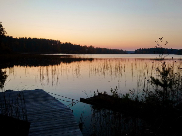 Abendstimmung am See