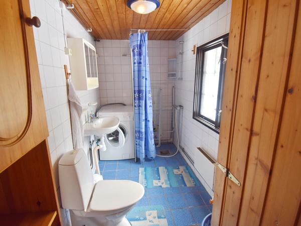 Badezimmer 2 mit WC, Dusche und Waschmaschine