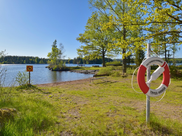 kinderfreundlicher, flacher Badestrand