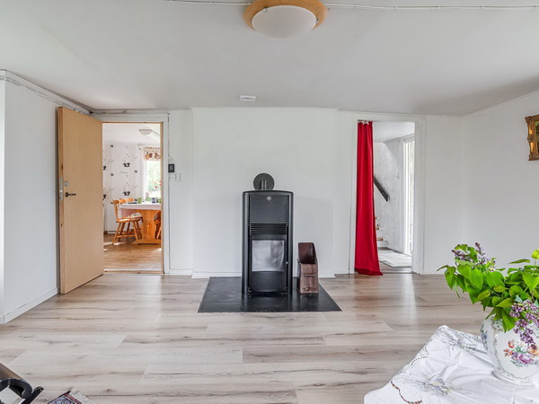 Wohnzimmer mit Pelletskamin